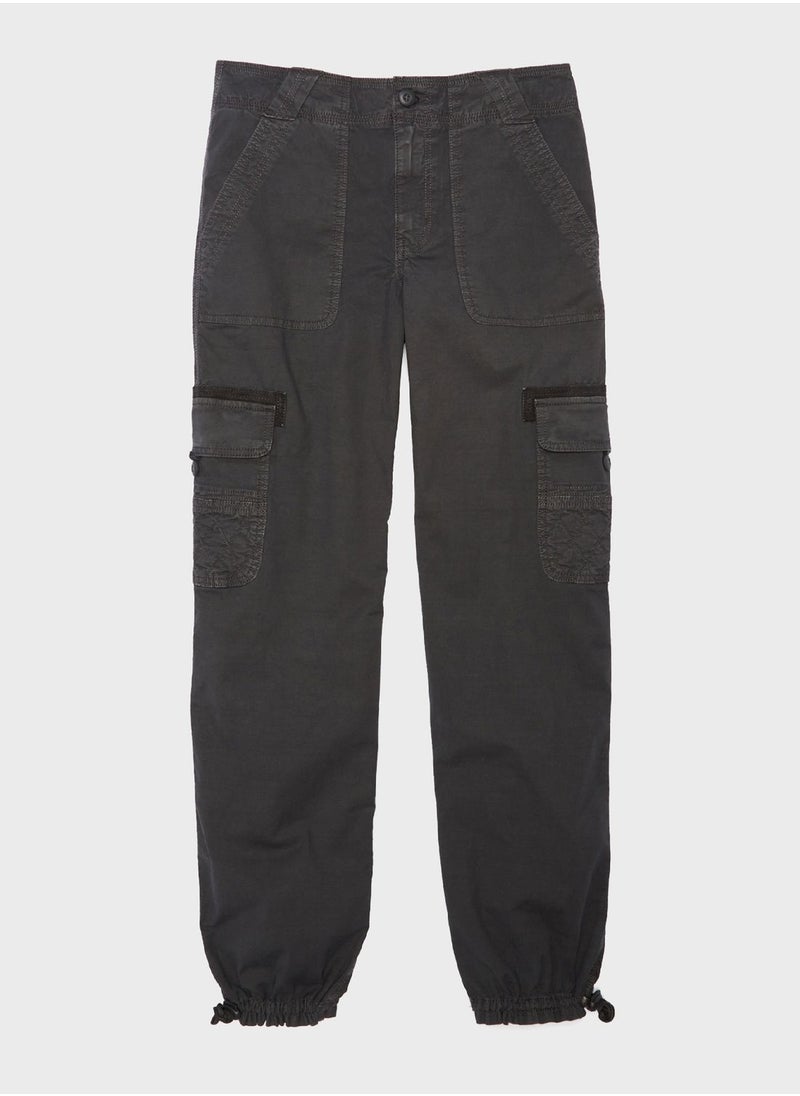 American Eagle - High Waist Baggy Cargo Joggers - Image 1