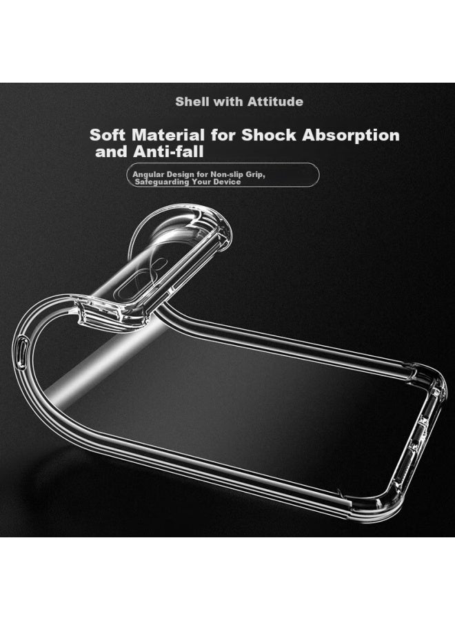 Holdzu Airbag Anti-drop Silicone Case For Apple Iphone 16e - Transparent