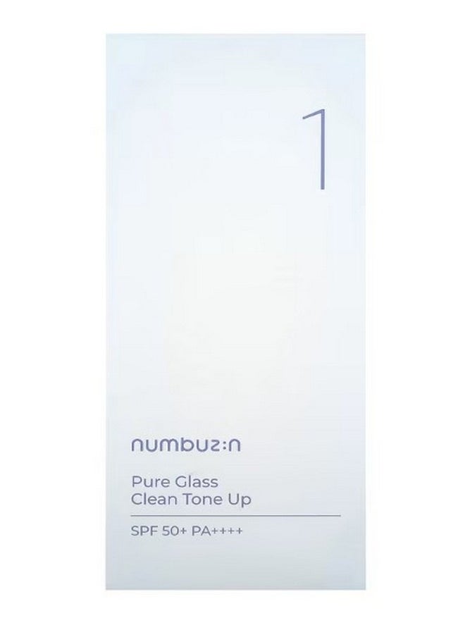 numbuzin - Pure Glass Clean Tone Up SPF 50 PA No. 1 1.69 fl oz 50 ml - Image 1