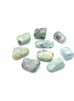Murty99 Genuine Drum Natural Ruby Zoisite Anyolite Stone Rock Piece 1st quality  - Image 3