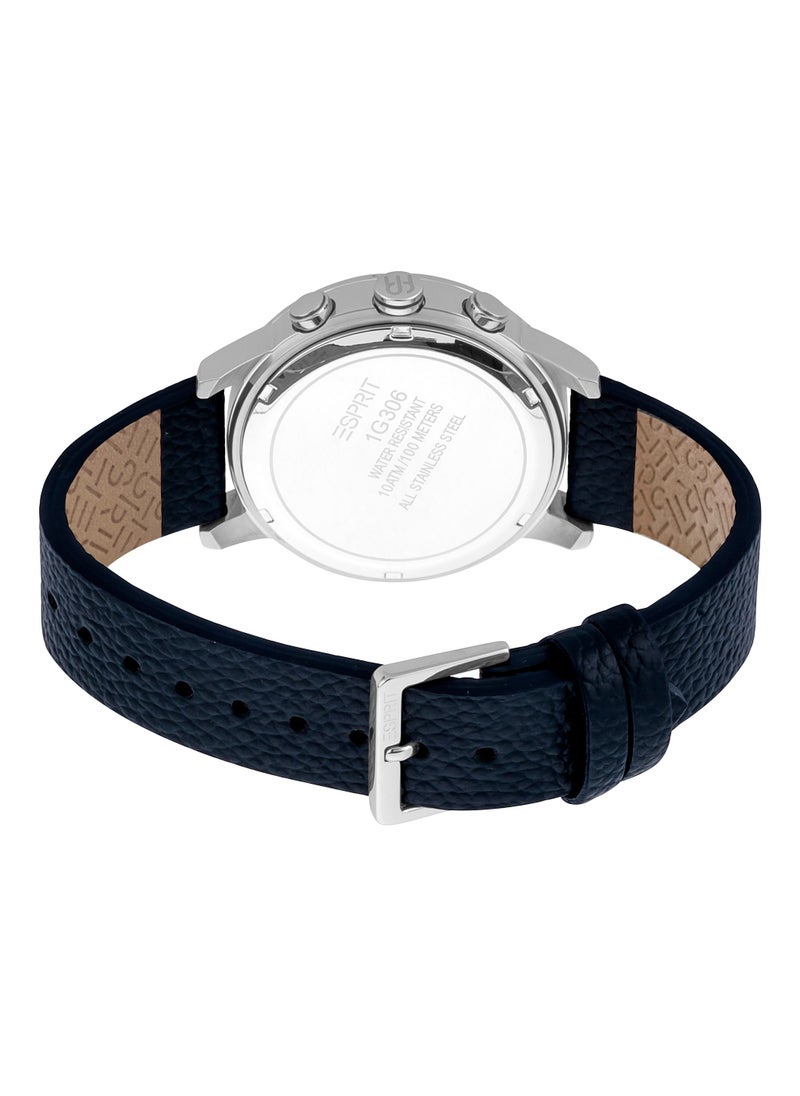 ESPRIT Leather Chronograph Watch ES1G306L0015  - Image 3