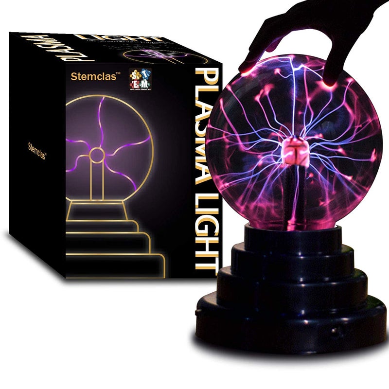Stemclas Plasma Ball/Light/Lamp, Static Electricity Globe Electric Lightning Ball, Touch Sensitive, USB Powered, Amazing Gift for Parties, Birthday and Holiday, 3 Inch, for Age Over 14 Years Old - Image 1