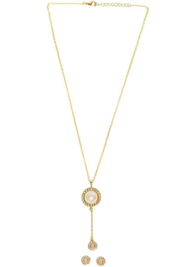 VOYLLA Brass Necklace Set with No Gemstone - Image 4