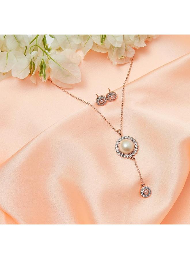 VOYLLA Brass Necklace Set with No Gemstone - Image 2