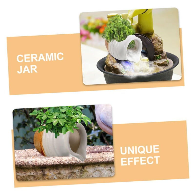 Ceramic Water Fountain For Indoor Garden Aquarium Relaxing Ambiance - Image 4