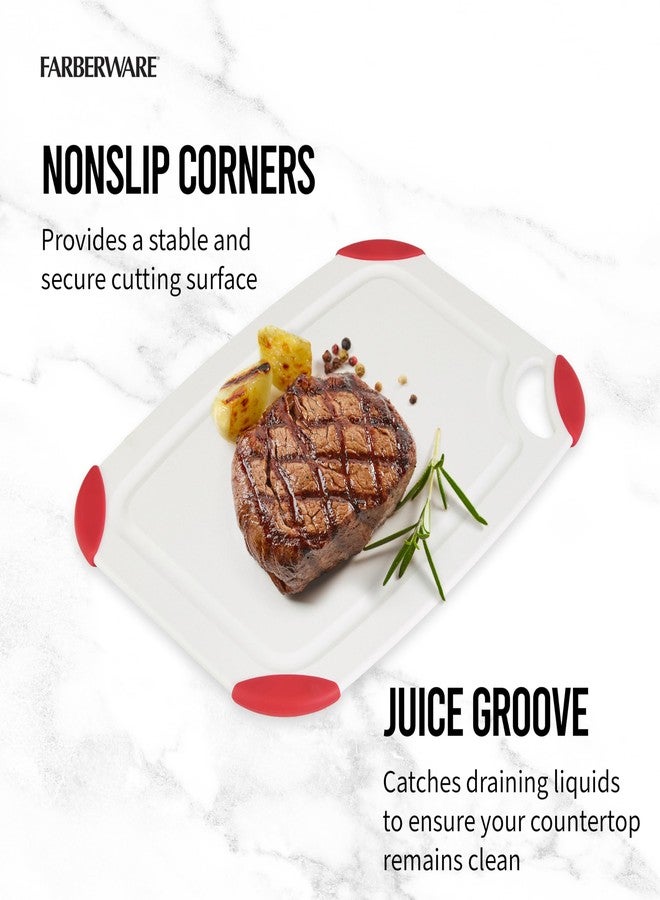 فاربرواير طقم ألواح تقطيع فاربروير مصنوع من مادة البولي إيثيلين تيريفثالات المعاد تدويرها (RPET) بحواف مانعة للانزلاق، متين وآمن للغسل في غسالة الأطباق، قطعتان - Image 4