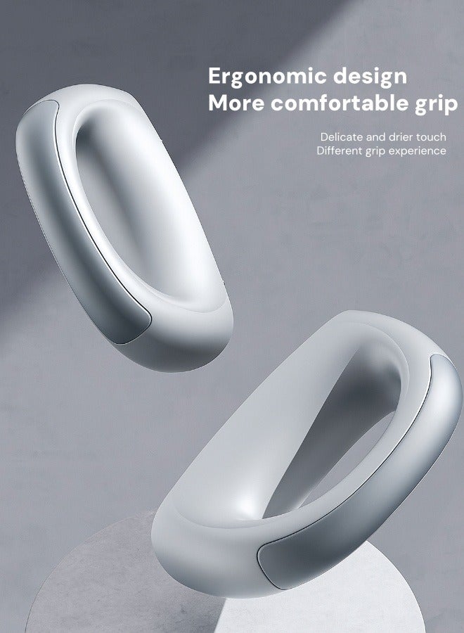 لوح تدريب متعدد الوظائف مع مقابض تمارين الضغط وعجلة البطن وأحزمة مقاومة – معدات تمارين منزلية لكامل الجسم – أسود ورمادي - Image 4