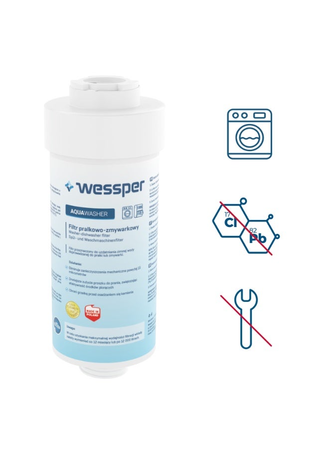 فلتر مياه Wessper AquaWasher — مناسب للغسالات وغسالات الصحون - Image 4