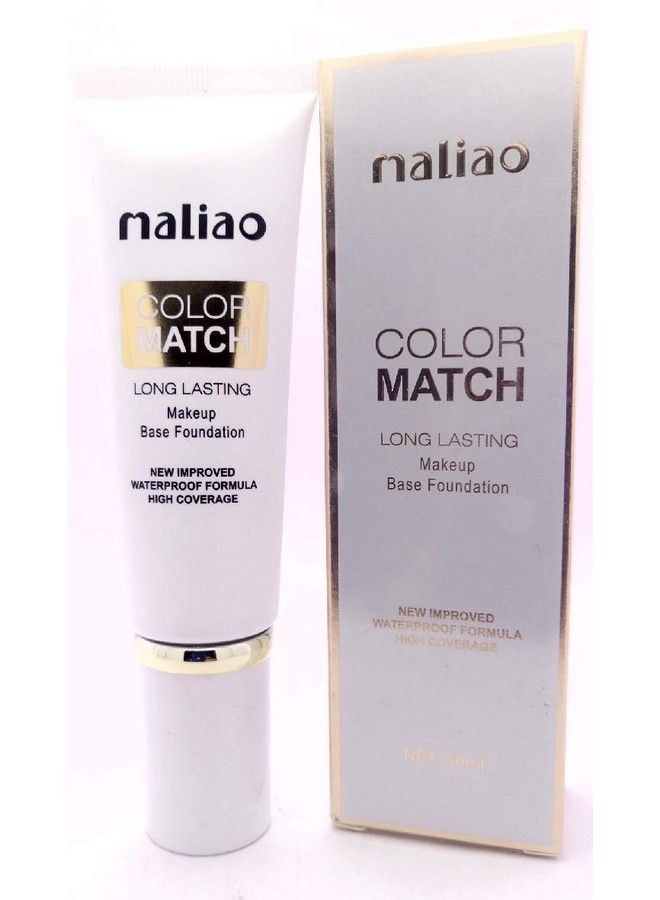 maliao Color Match Long Lasting Makeup Base Foundation For All Skin Types 50 Ml - Image 2