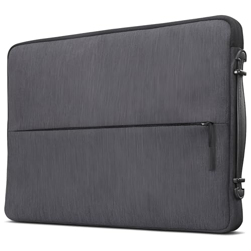 Lenovo Urban Laptop Sleeve 15.6 Inch for Laptop/ Notebook/Tablet Compatible with MacBook Air/Pro Water Resistant - Charcoal Grey - Image 1
