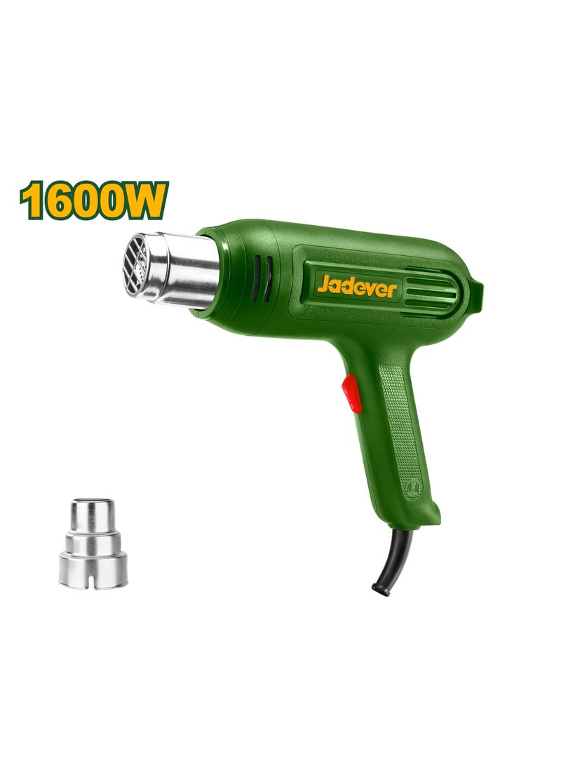 جاديفر  مسدس هواء ساخن JADEVER بقوة 1600 واط، أداة حرارية متعددة الاستخدامات - Image 1