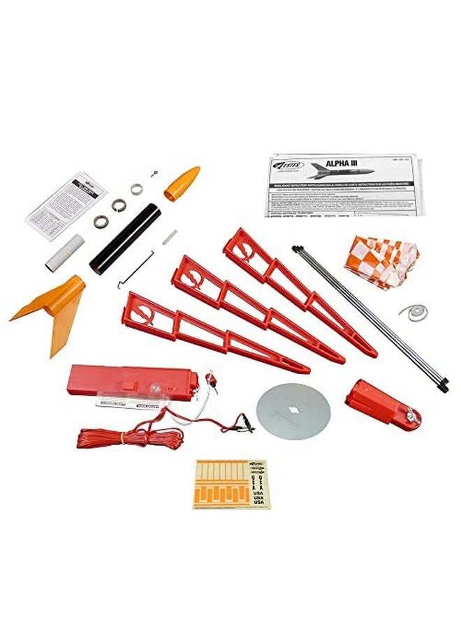 Estes مجموعة إطلاق إستس ألفا III، 12 سنة وما فوق مع إشراف بالغين إذا كان تحت 12، أسود، برتقالي - Image 4