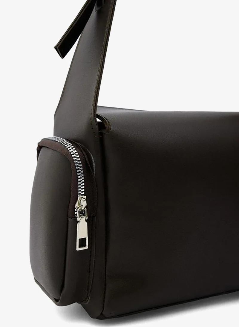 Shule Bags  Barenia Retro Crossbody Bag Coffee. for Women | Best Price UAE