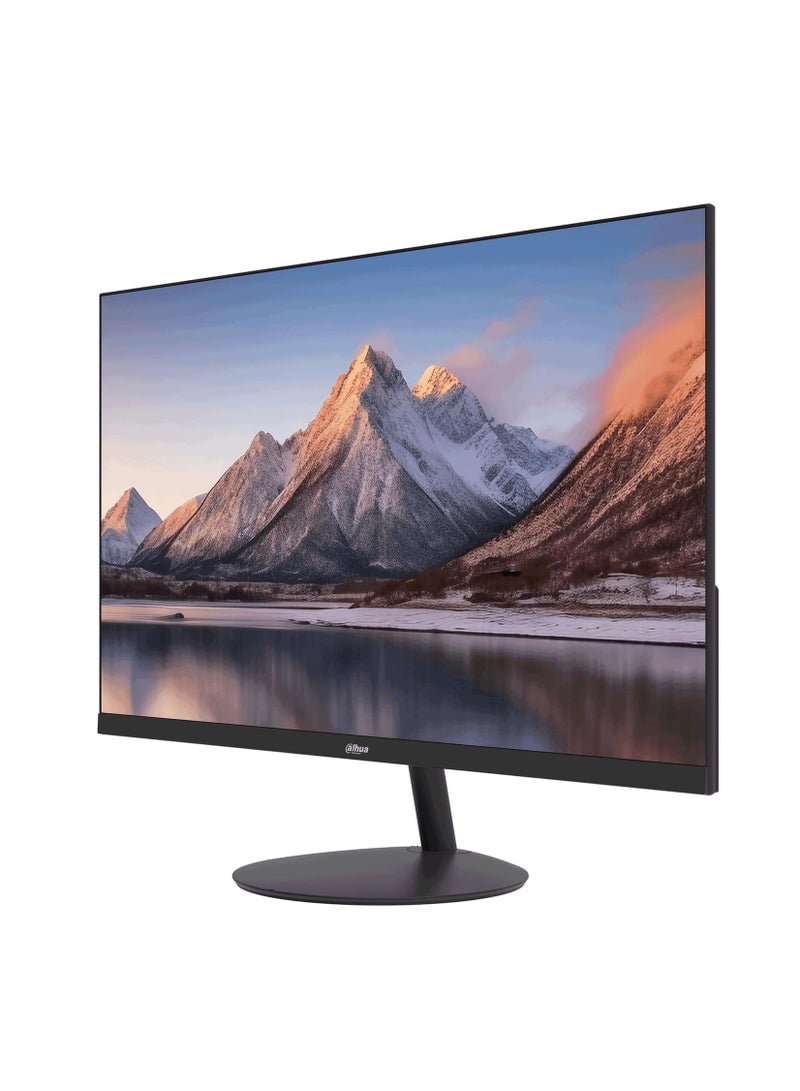 داهوا شاشة 24 بوصة FHD – 100 هرتز، لوحة VA، HDMI و VGA، راحة العين، تصميم فائق النحافة، قابلة للتثبيت على VESA - Image 2