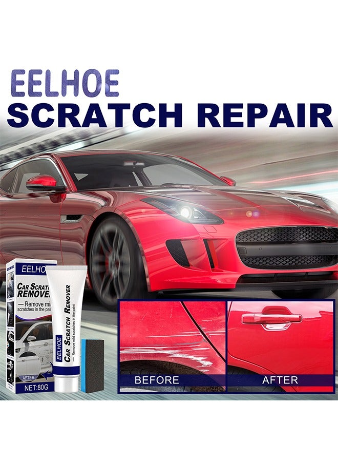 Car Scratch Remover, Remove mild scratches in the paint for Paint Scratch Repair Polishing Wax 80g