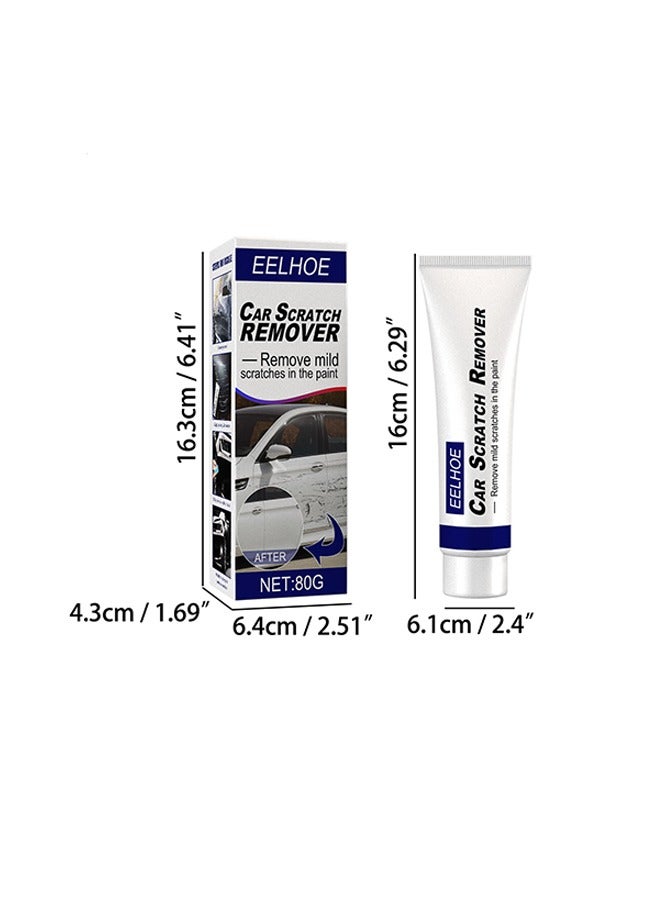 Car Scratch Remover, Remove mild scratches in the paint for Paint Scratch Repair Polishing Wax 80g
