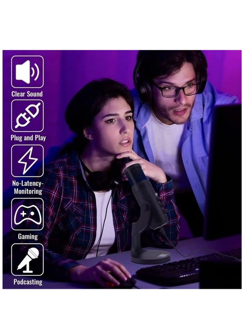 Jmary JMARY MC-PW9 USB Cable Microphone Voice Recording Tool RGB Light - Image 5