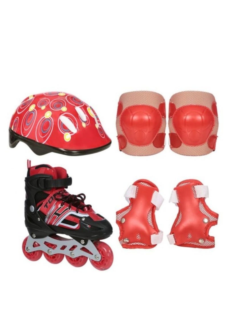 Top Gear Roller Skate Shoes Set 30-33 Red 
