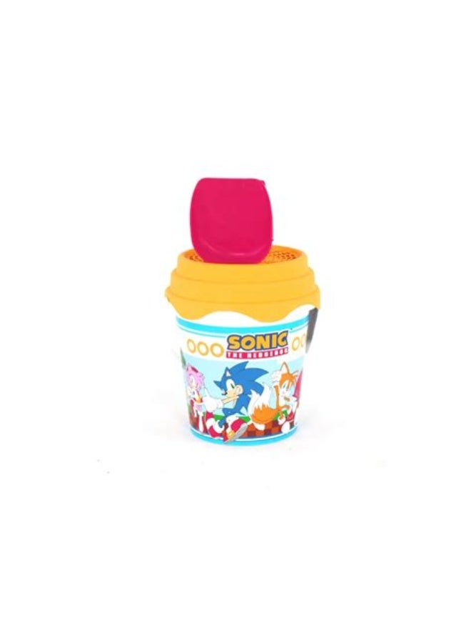 MONDO Sonic The Hedgehog Kids Beach Bucket Toy Set – 6 Pieces, Sand Toys with Bucket, Rake, Shovel, Watering Cup & Starfish Mold for Toddlers - Image 3