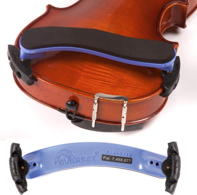 Everest ES1PU ES Series 1/4-1/10 Violin Adjustable Shoulder Rest - Purple - Image 1