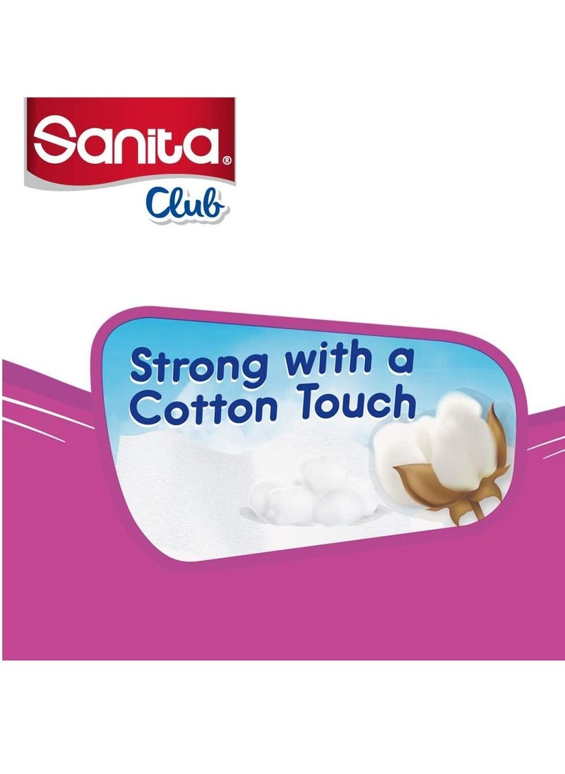 Sanita - Sanita Club Toilet Tissue Embossed Pack Of 10 Roll 2 Ply - Image 1