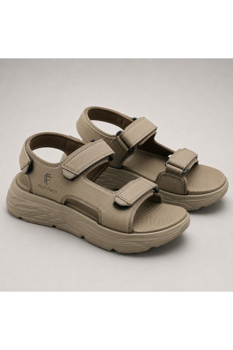 Feet First Men’s Sports Sandals with Adjustable Velcro Straps – Lightweight Comfort Outdoor Walking Sandals - Image 1