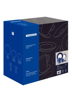 TRAMONTINA Since 1911,Made in Brazil- Umeko 20 Pieces Decorated Porcelain Dinner Set  - Image 2