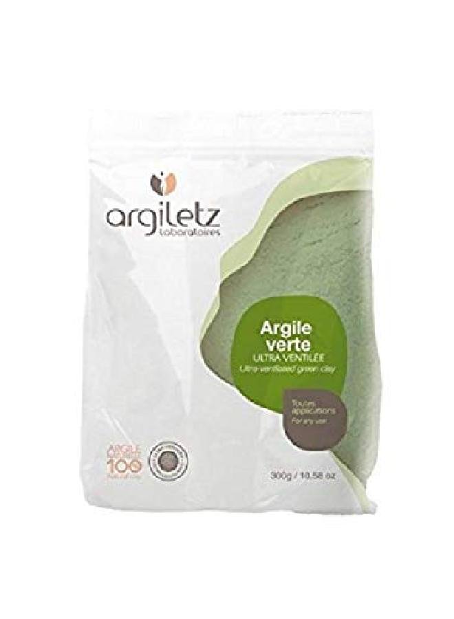 Argiletz طين أخضر متجدد الهواء 300G / 1058 أوقية مصدر ومنتج في فرنسا أعلى درجة من الطين - Image 2