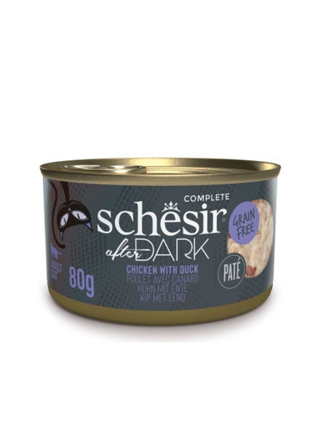 Schesir New After Dark Patè Cat Chicken-Duck 80g can