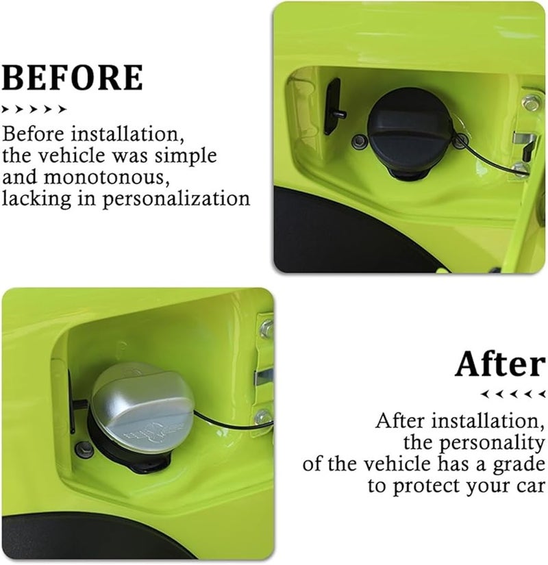 Red ABS Fuel Tank Cap Cover Compatible With Suzuki Jimny 2010 Plus Car Accessories - Image 5