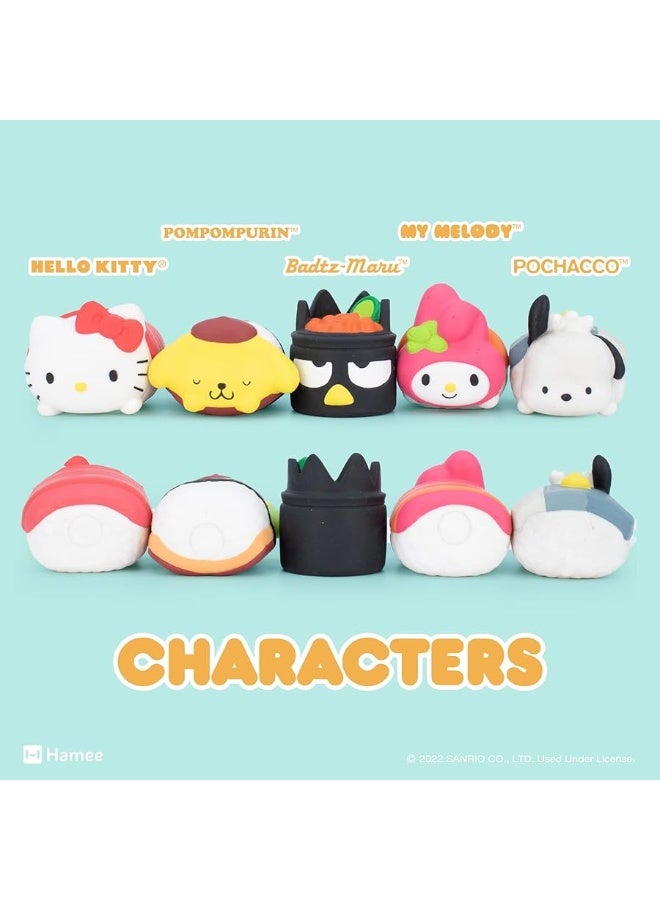 Hamee Sanrio Hello Kitty and Friends Cute Water Filled Surprise Capsule Squishy Toy [Sushi] [Birthday Gift Bag, Party Favor, Gift Basket Filler, Stress Relief Toy] â€“ 1 Pc. (Mystery â€“ Blind Capsule) - Image 4