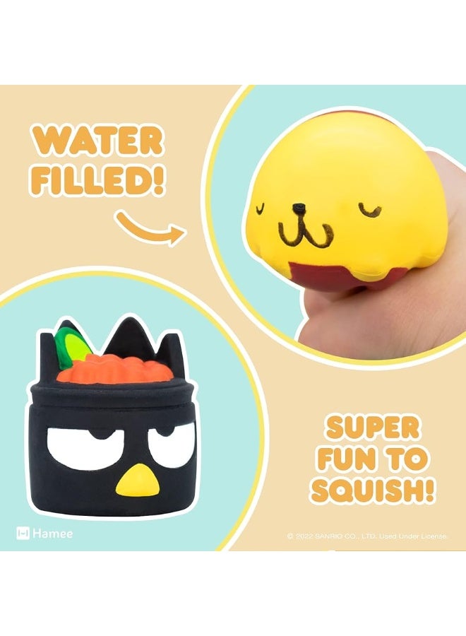 Hamee Sanrio Hello Kitty and Friends Cute Water Filled Surprise Capsule Squishy Toy [Sushi] [Birthday Gift Bag, Party Favor, Gift Basket Filler, Stress Relief Toy] â€“ 1 Pc. (Mystery â€“ Blind Capsule) - Image 1