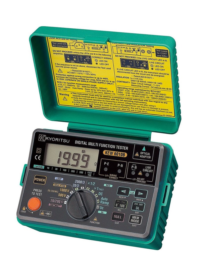 KYORITSU KEW 6010B 5-in-1 Digital Multifunction Tester - Image 1