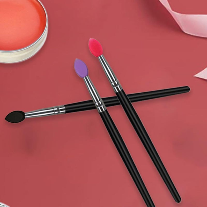 5pcs Women Makeup Brush with Handles Lightweight Face Beauty Tools for Powder Eyeshadow Contouring Portable for Travel and Daily Use - Image 5