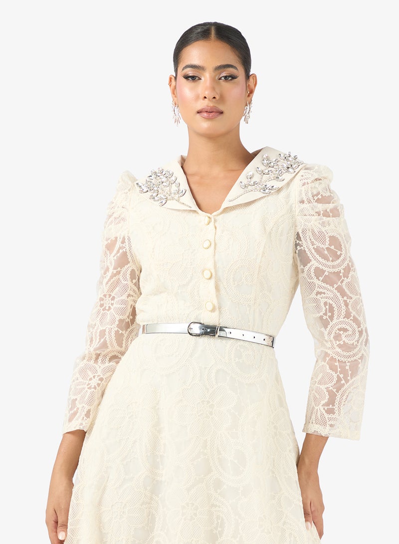 خزانة فستان دانتيل بتصميم - - Image 3