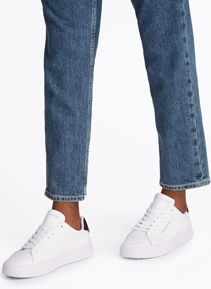 TOMMY HILFIGER Court Essential Leather Trainers