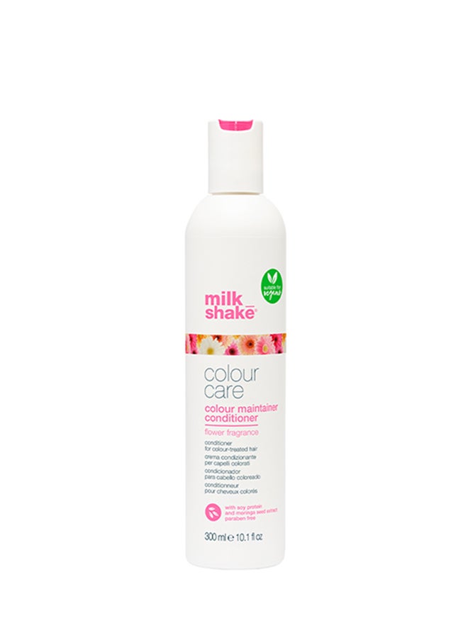 Milk Shake Vegan Colour Maintainer Conditioner with Soy Proteins & Moringa Oleifera - Moisturizes & Protects Color-Treated Hair, Leaves a Sweet Floral Scent (300 ml) - Image 1