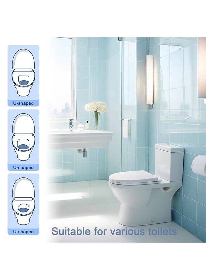 10PCS Disposable Flushable Toilet Seat Covers – Portable Travel Essentials for Public Toilets, Airplane, Camping – Hygienic Paper Covers for Men & Women - Image 4