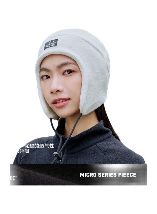 PELLIOT Outdoor Fleece Hat P Series Unisex Warm Ear Protection Windproof Cold-Resistant Mountaineering Skiing Hat 164334402 Gray - Image 3