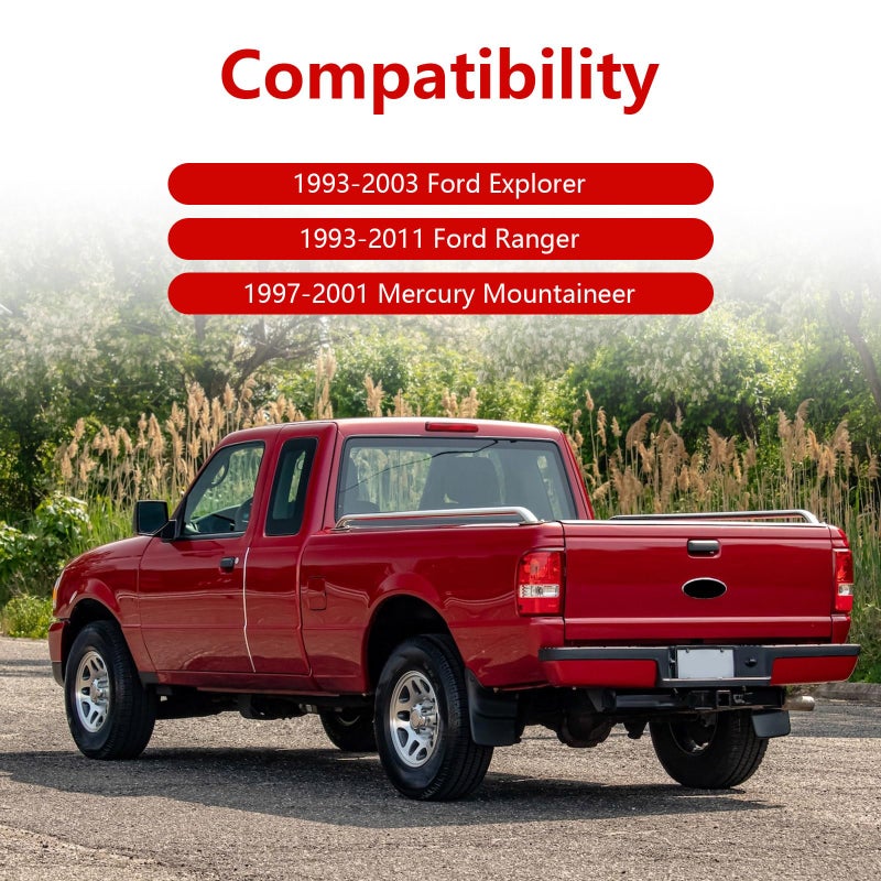 Gear Up 4PCS Wheel Center Caps Hubcap Cover for Ford Explorer 1993-2003 Ford Ranger 1993-2011 Mercury Mountaineer 1997-2001 Replaces F67A-1A096-KA, F67A-1A096-MA - Image 2