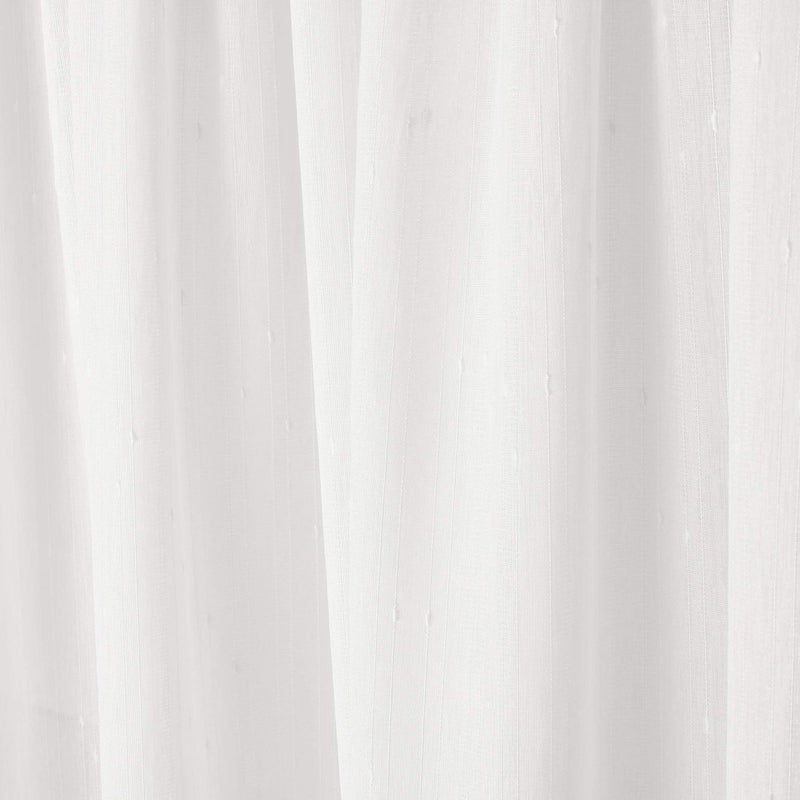 VOILYBIRD White 108 Inches Sheer Curtains Extra Long See Through Sheers for Living Room Bedroom Rainy Style Rod Pocket at Top, 52-inch by 108-inch, 2 Panels - Image 3