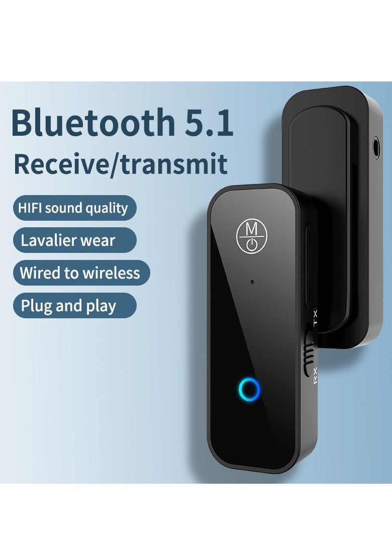 GULFLINK B28 Bluetooth Receiver Transmitter 5.1 AUX. Built-in Battery Car Wireless Stick Adapter TV Audio Transmitter Adapter  - Image 2