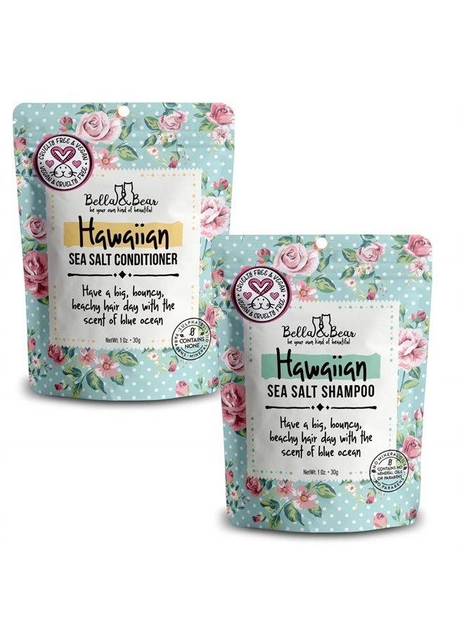 Bella and Bear Bella & Bear Hawaiian Sea Salt Volumizing Shampoo, Exfoliating, Cruelty Free, Ocean Scent, 6.7oz 