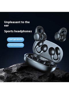 Healife Wireless Sports Bluetooth Earbuds, Over-Ear Waterproof & Sweatproof, Long Battery Life with LED Display, Noise Cancelling HD Sound（Black）  - Image 4