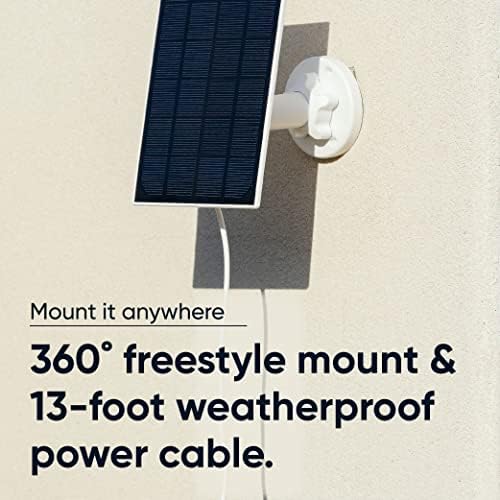 WYZE Solar Panel Compatible with Wyze Cam Outdoor v1v2 and Battery Cam Pro Continuous Power with 25W 5V Charging - Image 3