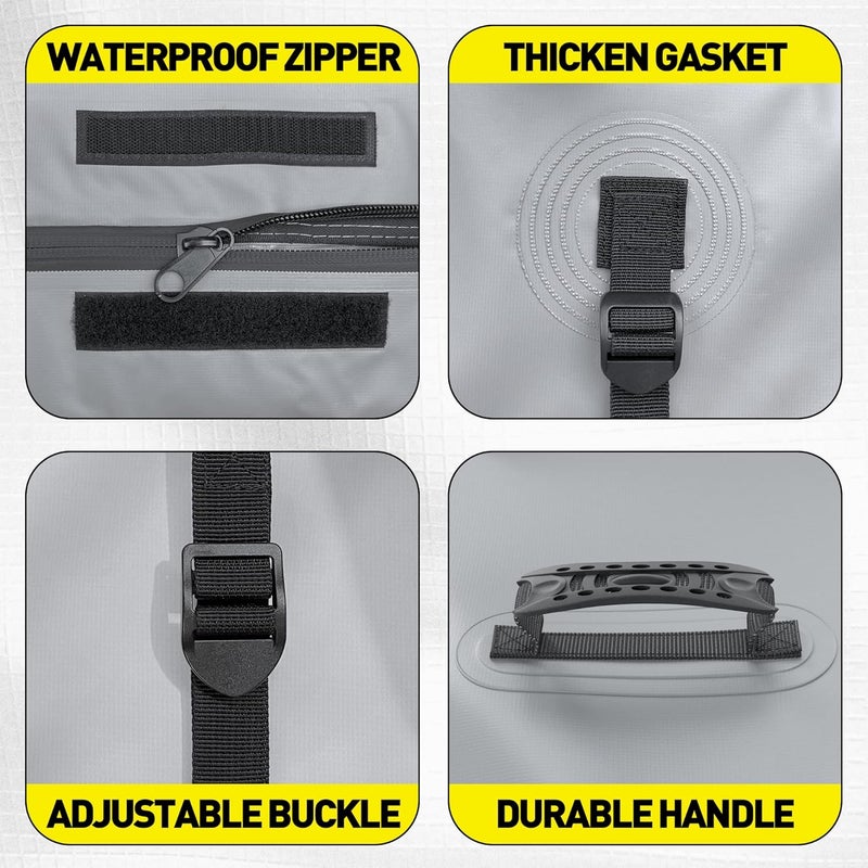 WILDROAD Hitch Cargo Carrier Bag 100% Waterproof 58.5" x 22" x 25" (18.2 Cu.ft.) Hitch Bag Include 6 Reinforced Straps - Image 4