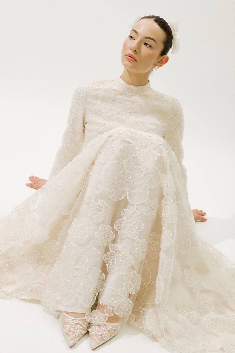 Manuka Bridgerton Evening Dress Ecru  - Image 1