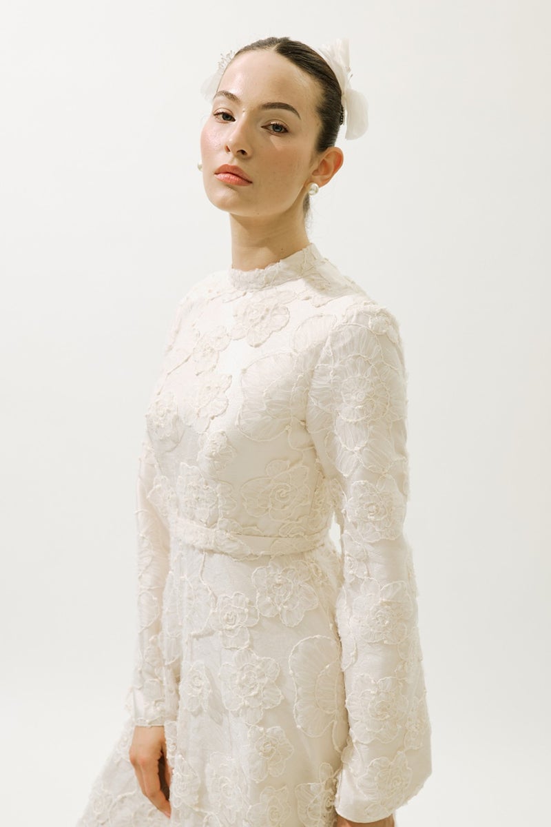 Manuka Bridgerton Evening Dress Ecru  - Image 4