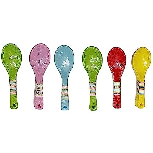 SBA PRIME Plastic Masala Spoon Set for Home Kitchen – 11cm Length – Small Measuring Spoons for Spices – Pack of 36 Pcs (Multicolor) - Image 1