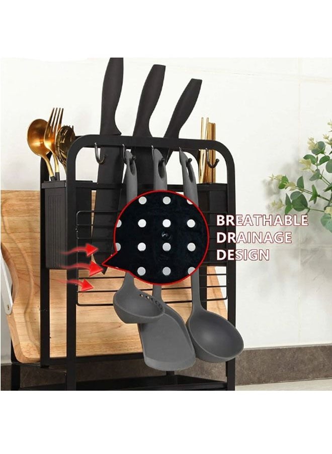 NKX Stainless Steel Multi purpose Knife Storage Rack  - Image 3